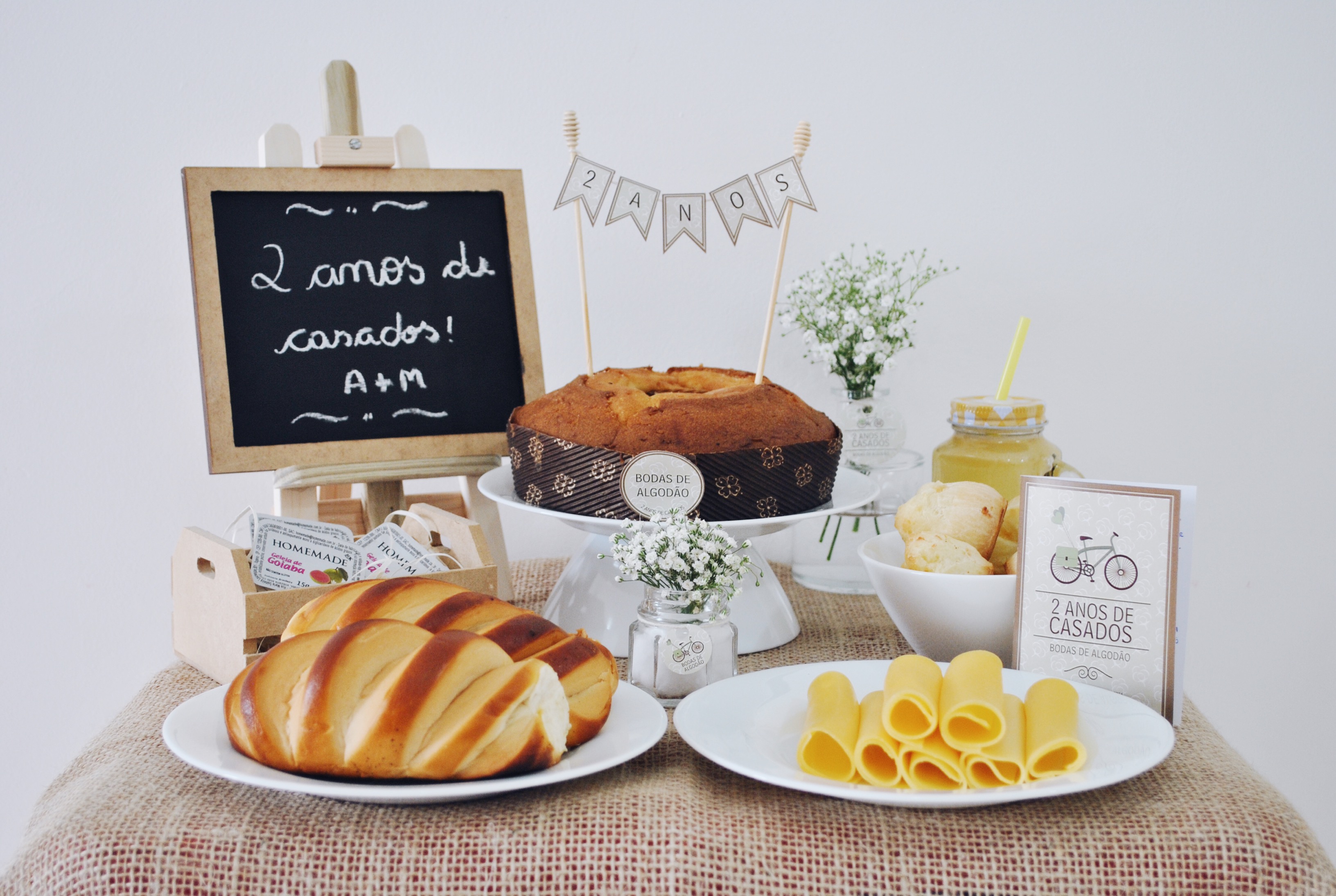 2 anos de casados bodas