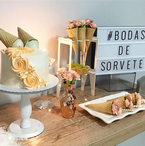 bodas de sorvete vs bodas de algodão doce