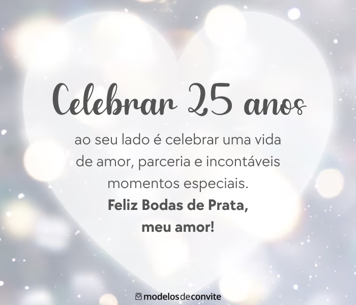celebração 25 anos de união