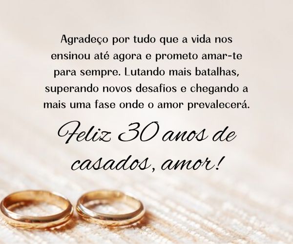 30 anos de casados bodas