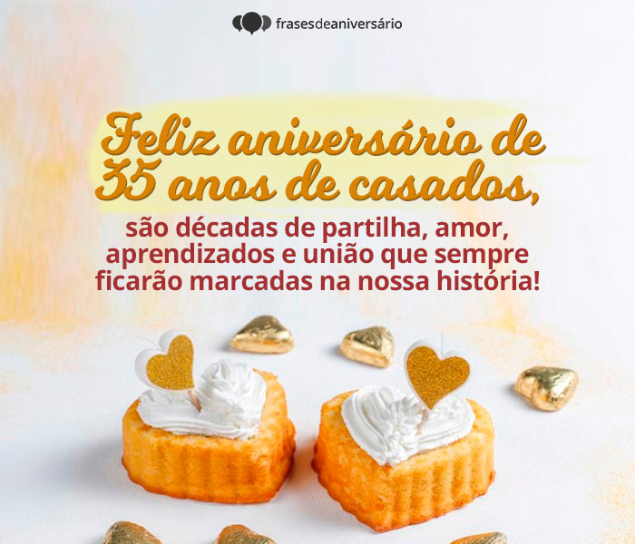como comemorar 35 anos de casados