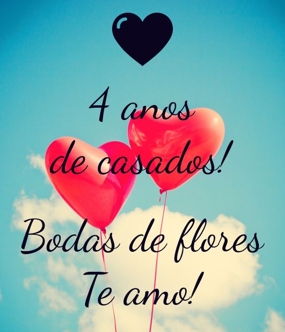 frases para 4 anos de casamento