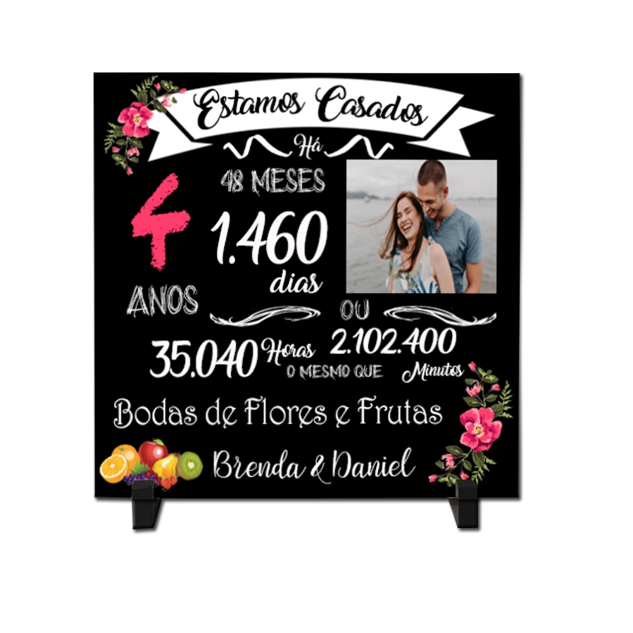 como comemorar 4 anos de casados