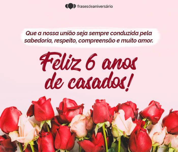 6 anos de casado é bodas de quê