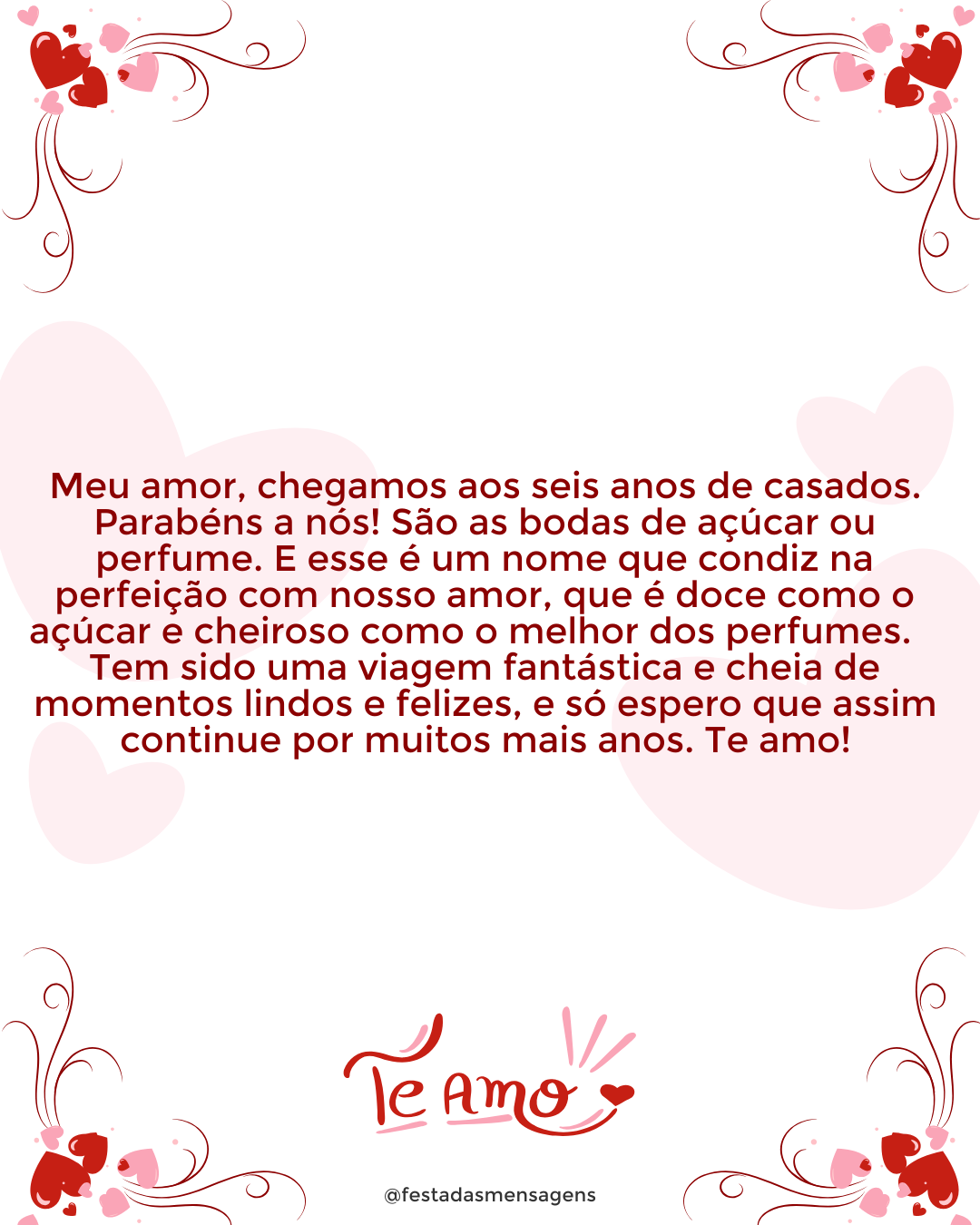 Além do Açúcar e Perfume: Outras Tradições para 6 Anos de Casamento