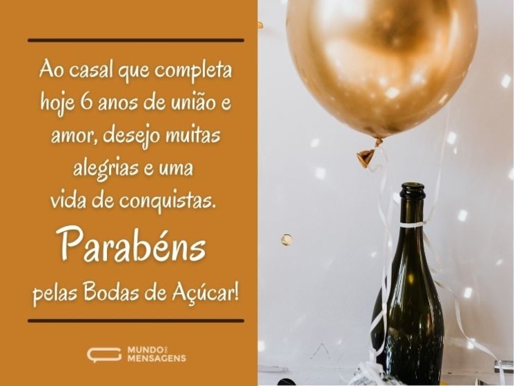 6 anos de casados bodas de que