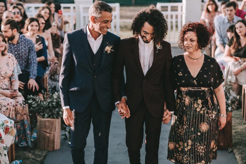 Ideias criativas para a entrada dos pais no altar