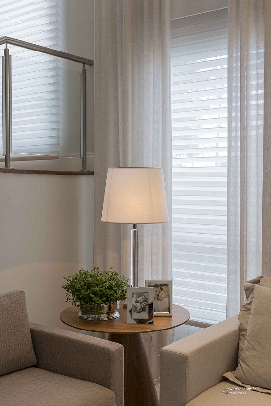 ideias de abajures para sala de estar pequena