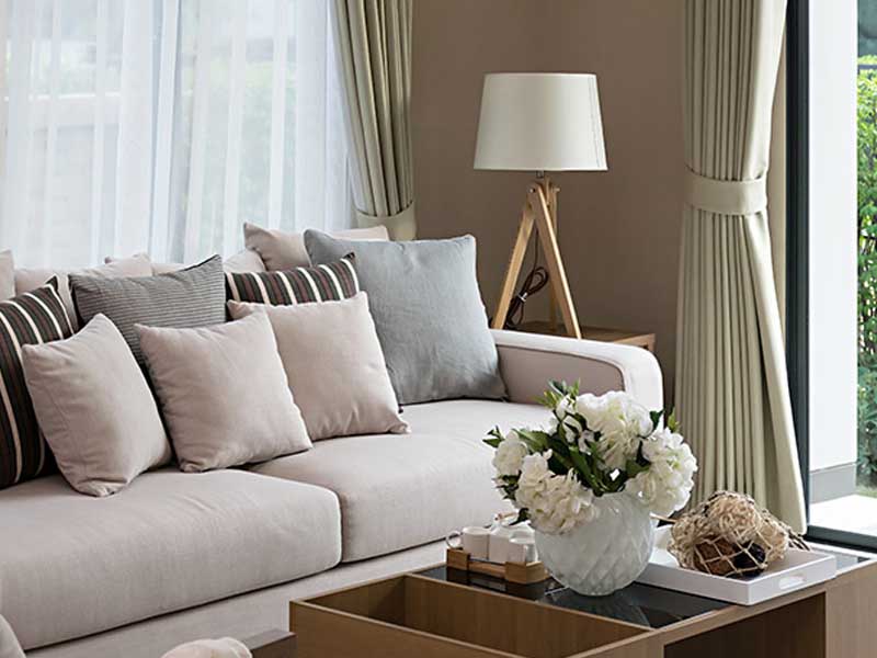 ideias de abajures para sala de estar pequena