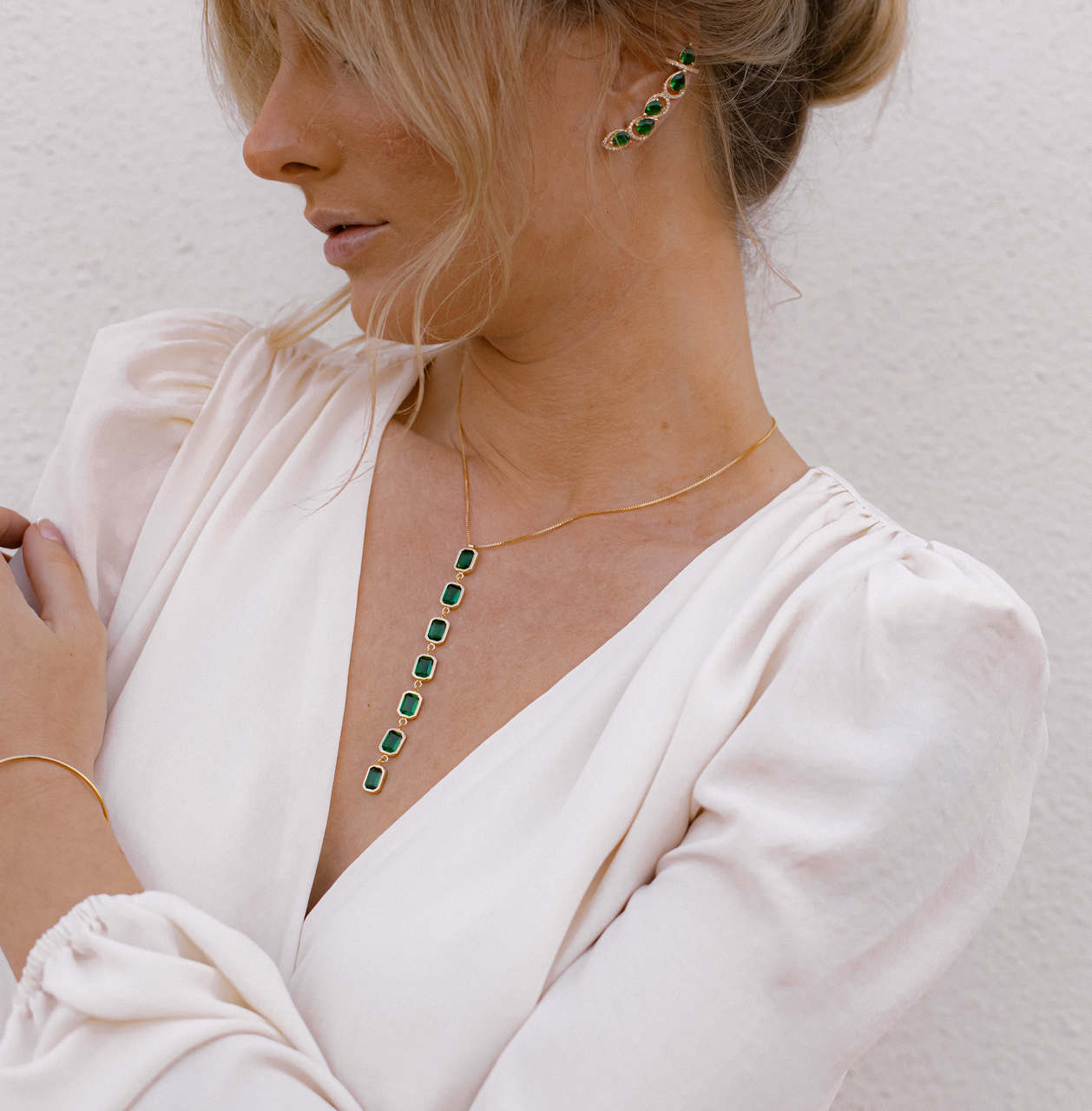 erros acessórios vestido noiva dourado