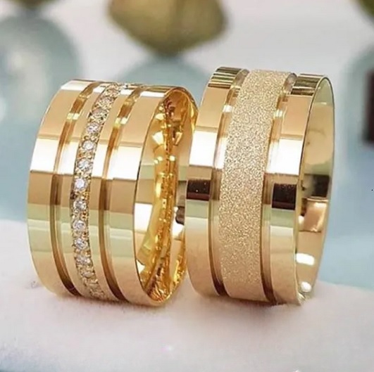 ideias de alianças de casamento diferentes