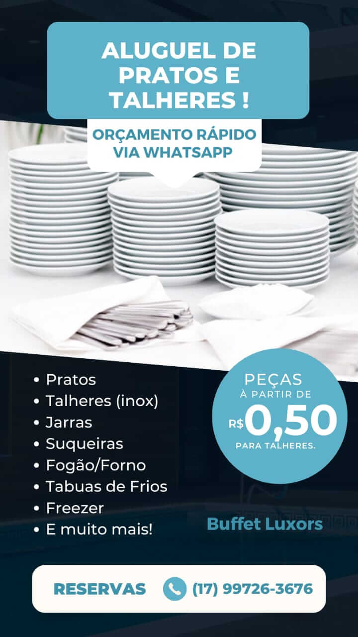 aluguel de talheres para festa infantil