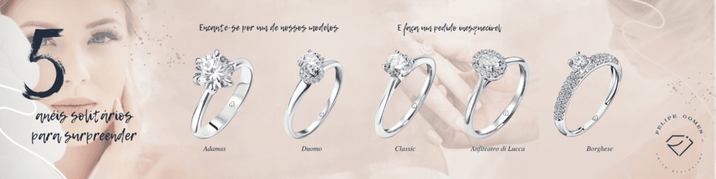 anel solitario