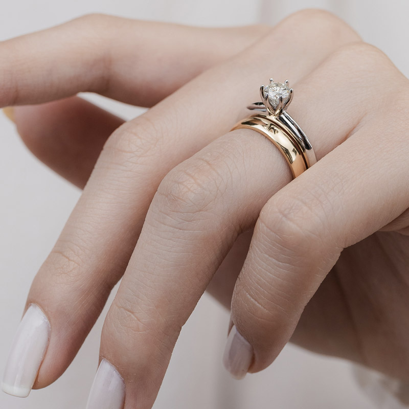 modelos de anel solitário para inspiração