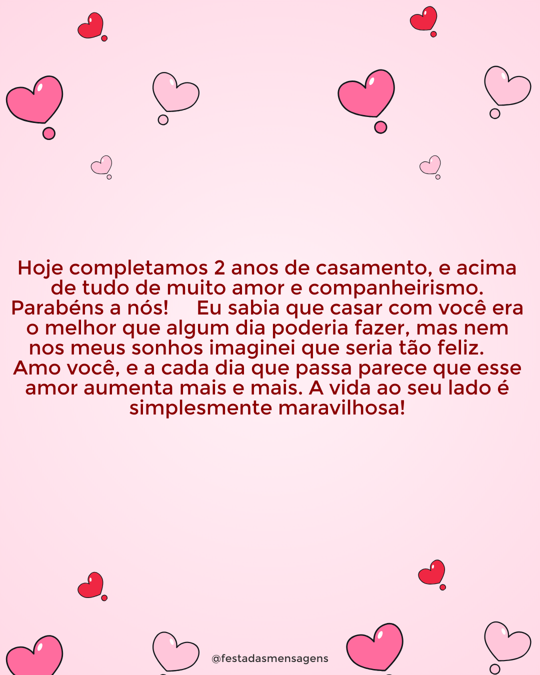 frases de aniversário de casamento