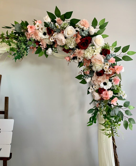 arco de flores para altar