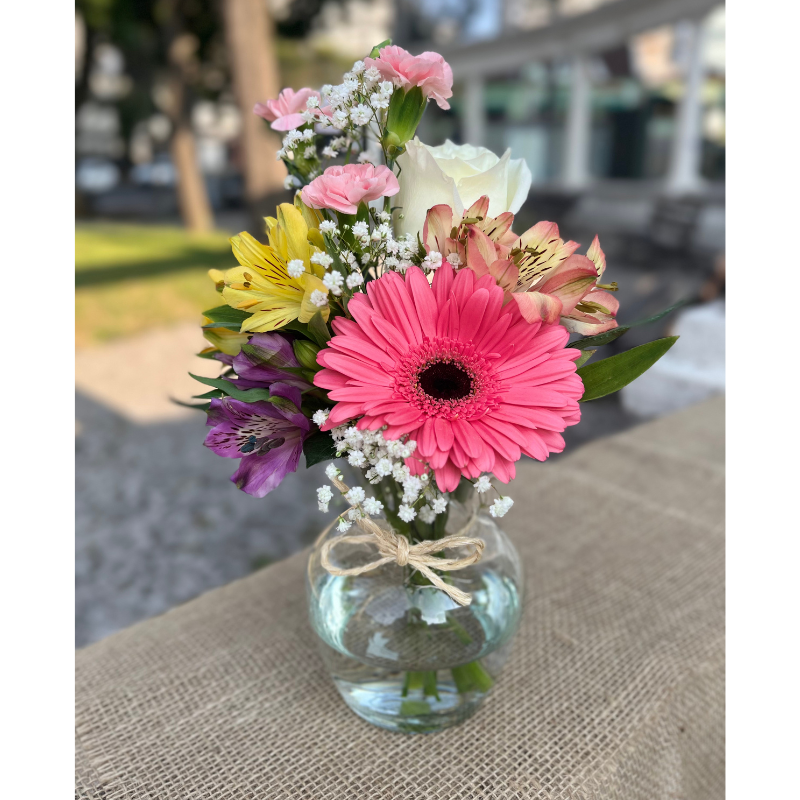 arranjos com flores nobres