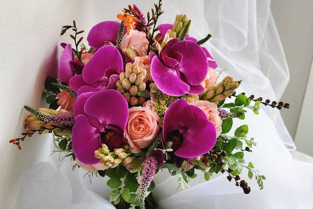 arranjos com flores nobres