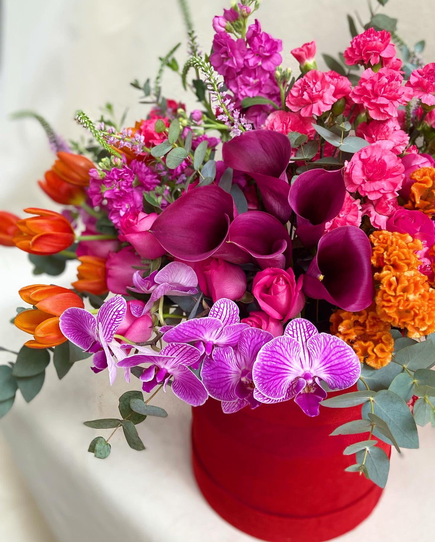 arranjos com flores nobres