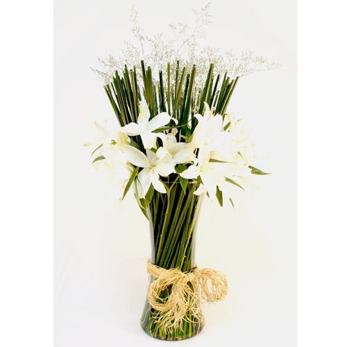 arranjos com flores nobres