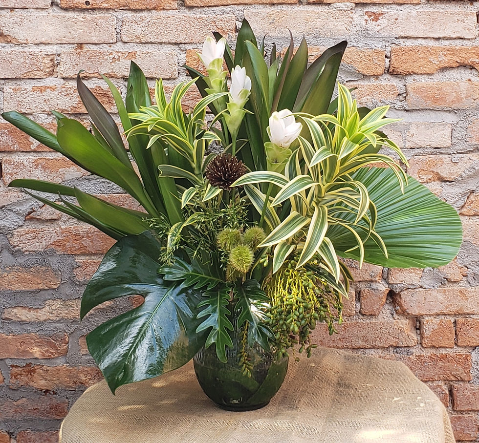 DIY: Crie arranjos de folhagens sem espuma floral