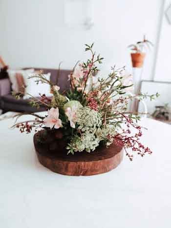 arranjos de flores desconstruidos