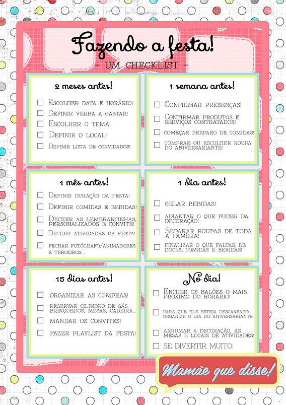 atividades para os convidados