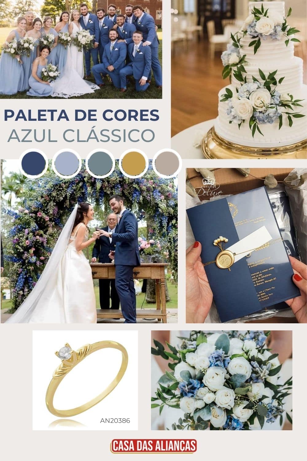 azul casamento