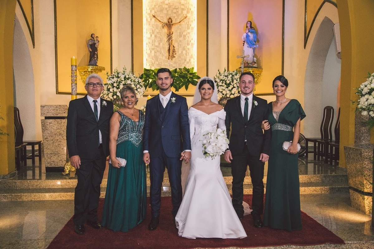 bencao das aliancas pelos padrinhos