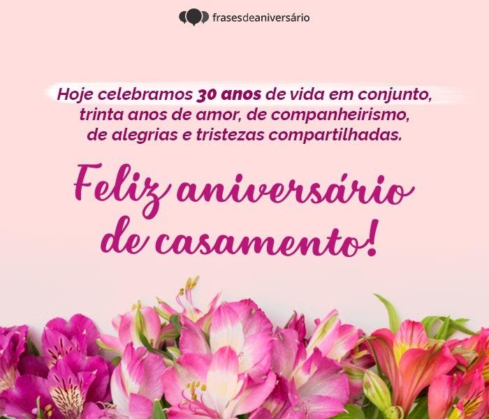 bodas 30 anos