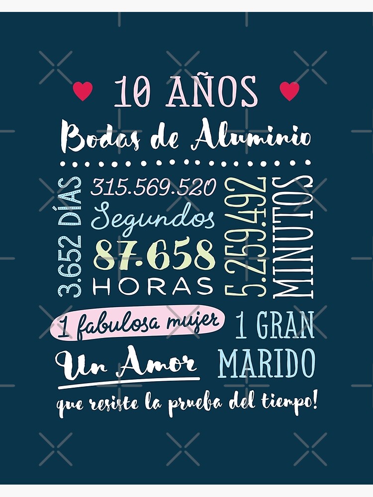 bodas de 10 anos