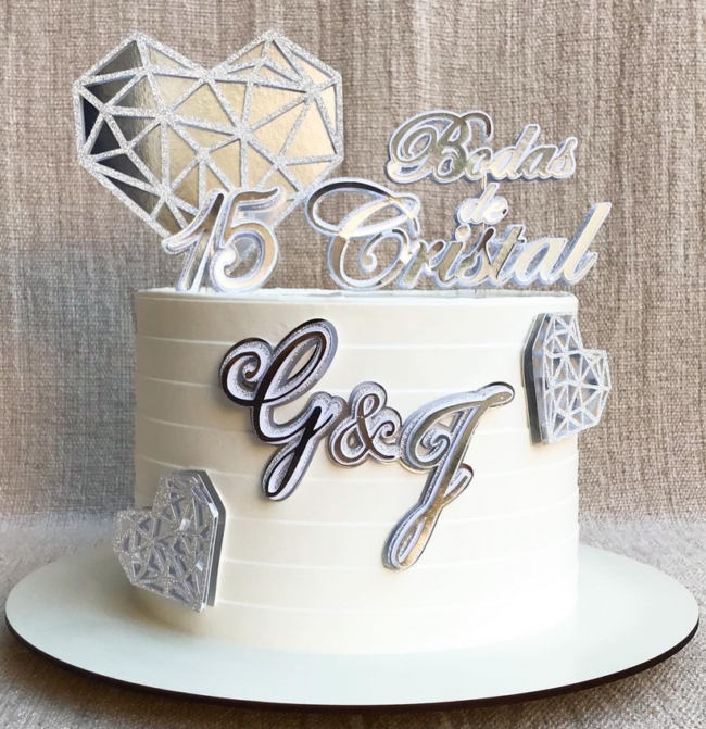 ideias criativas para bodas de cristal 15 anos