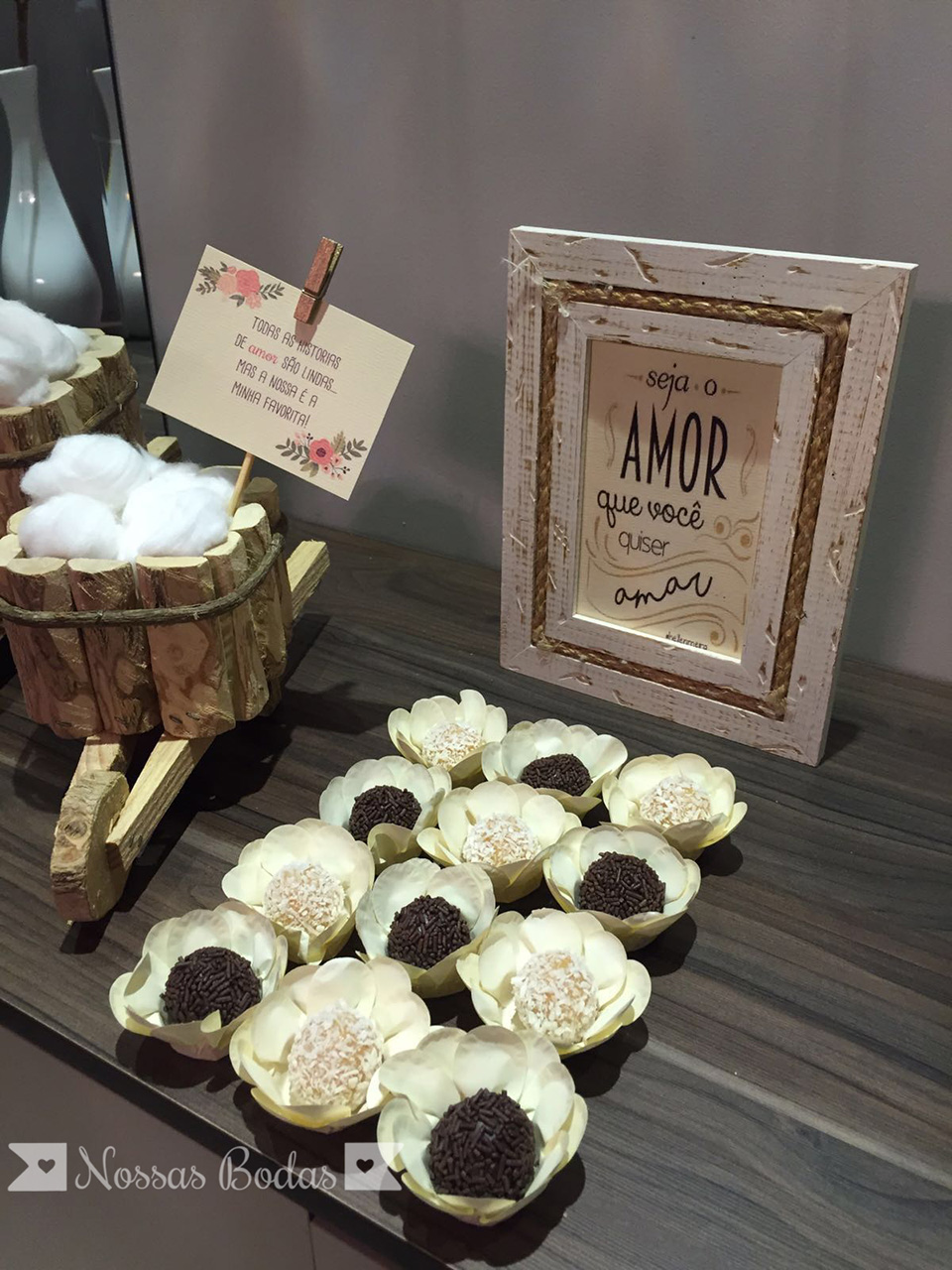 ideias criativas bodas de algodão