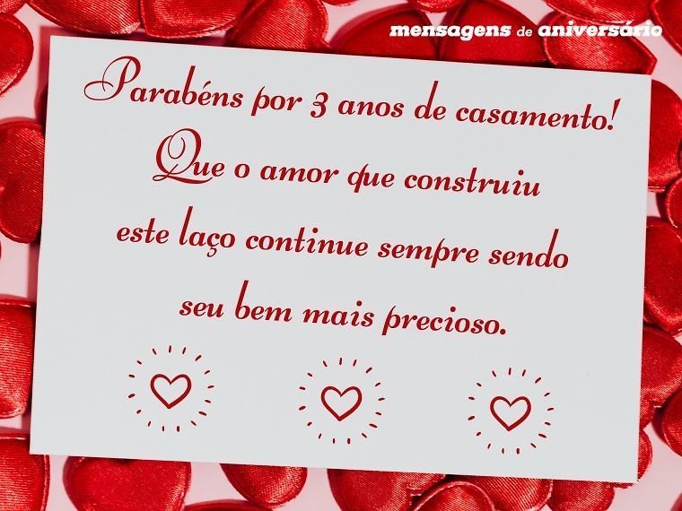 bodas de 3 anos de casados