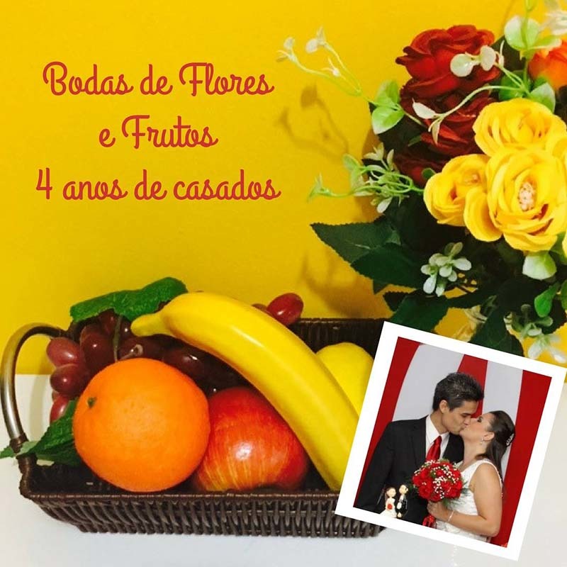 bodas de 4 anos de casamento