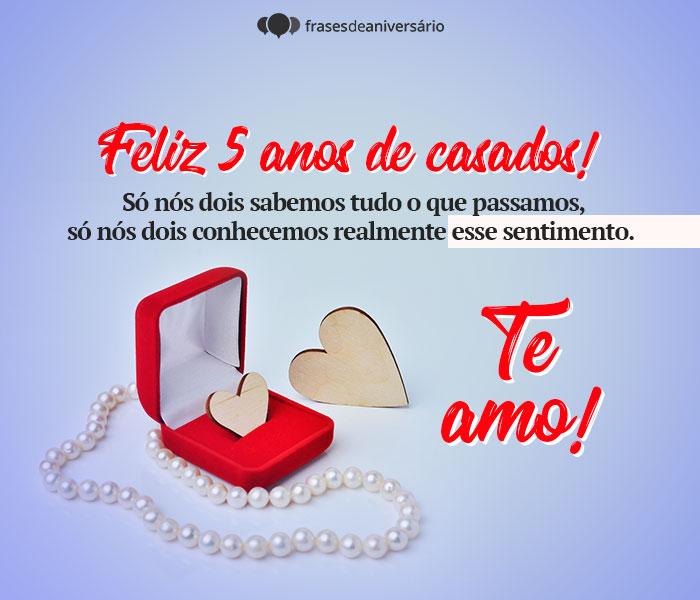 bodas de 5 anos de casamento