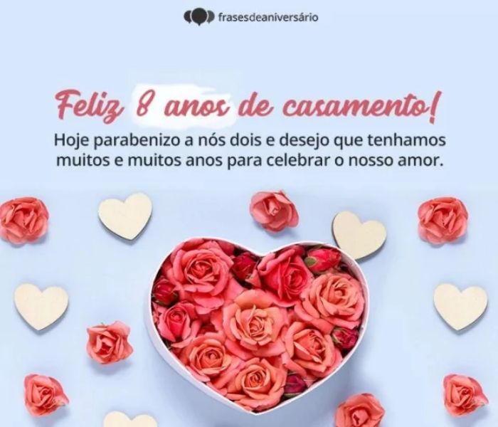 ideias criativas para bodas de 8 anos de casamento