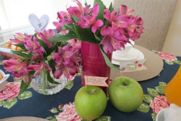 presentes para bodas de flores e frutas