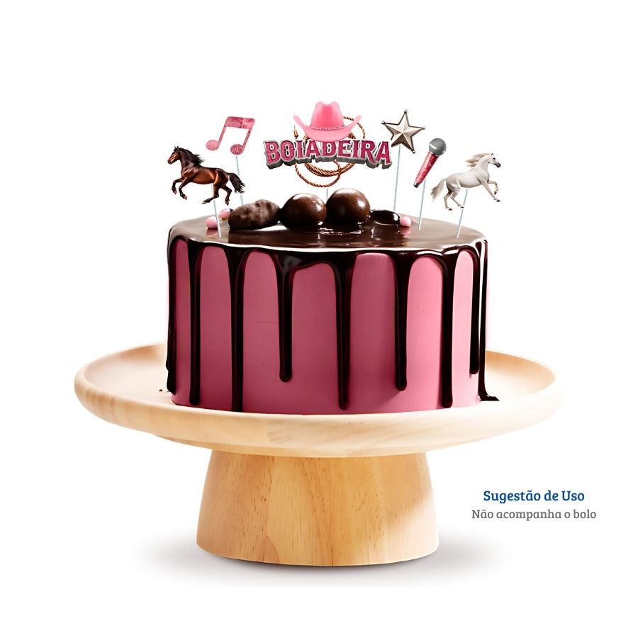 decoração de bolo com ganache