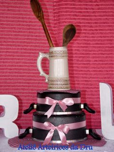 bolo de toalha para chá de lingerie