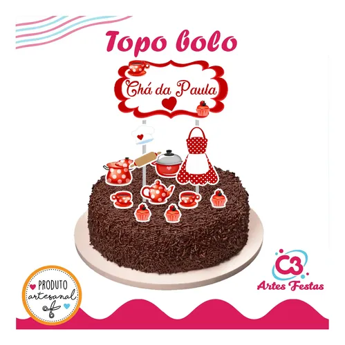 diy bolo de utensílios passo a passo