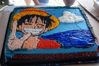 bolo decorado anime dragon ball
