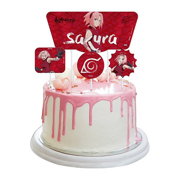 bolo decorado anime demon slayer
