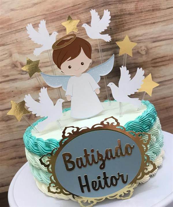 Bolo de anjo para mêsversário: ideias criativas