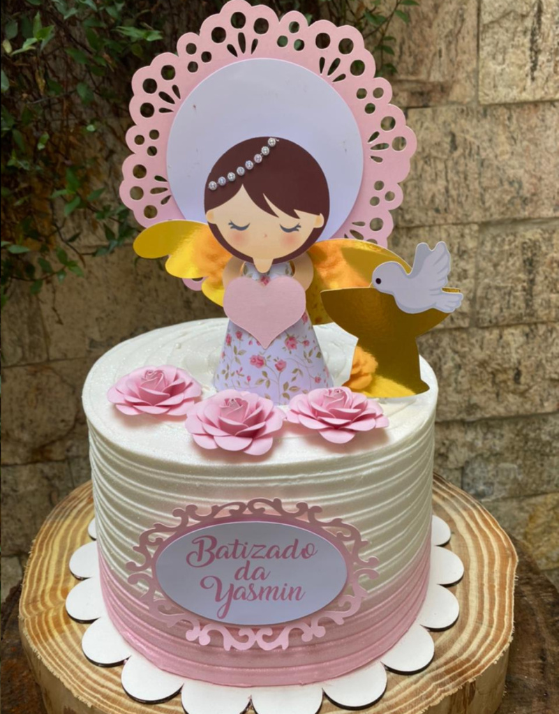 Bolo Decorado Anjo