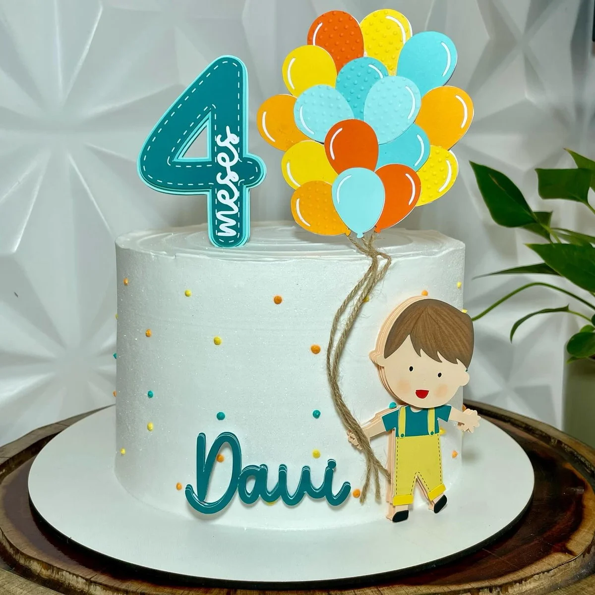 ideias bolo balão