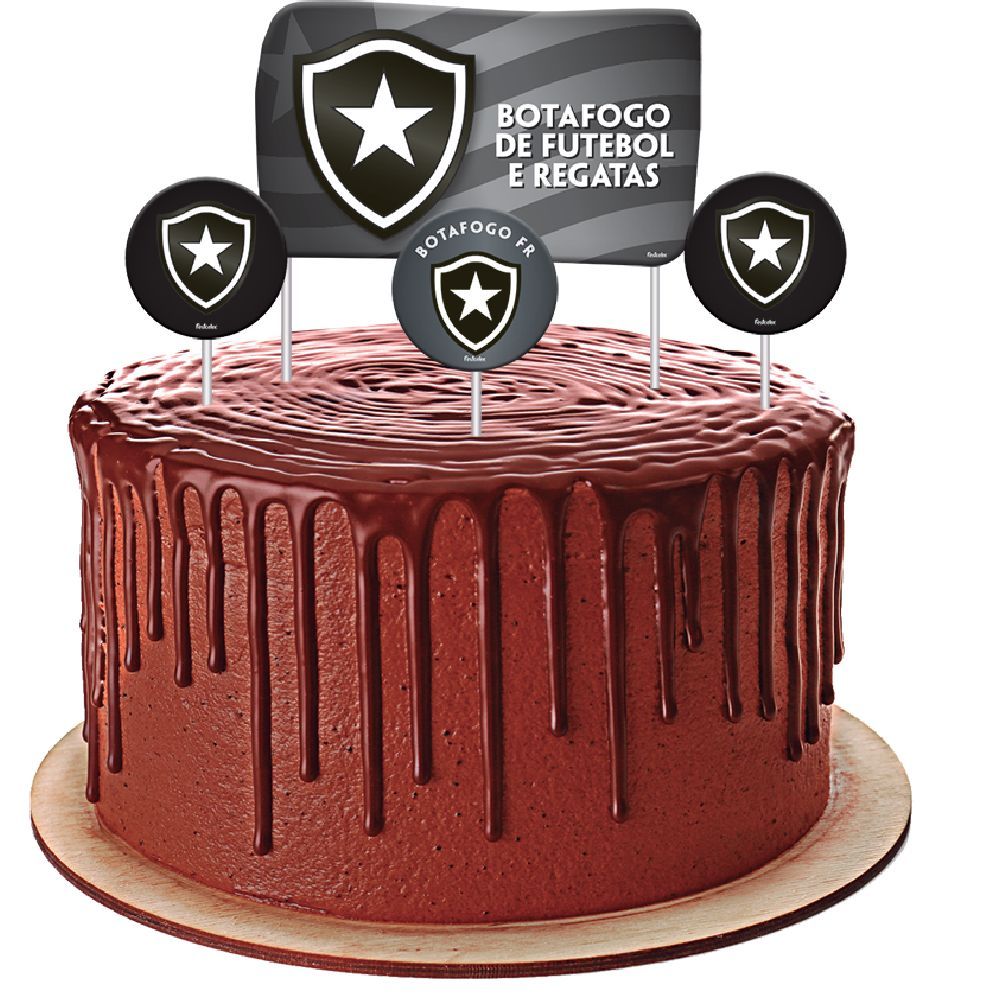bolo tema futebol botafogo