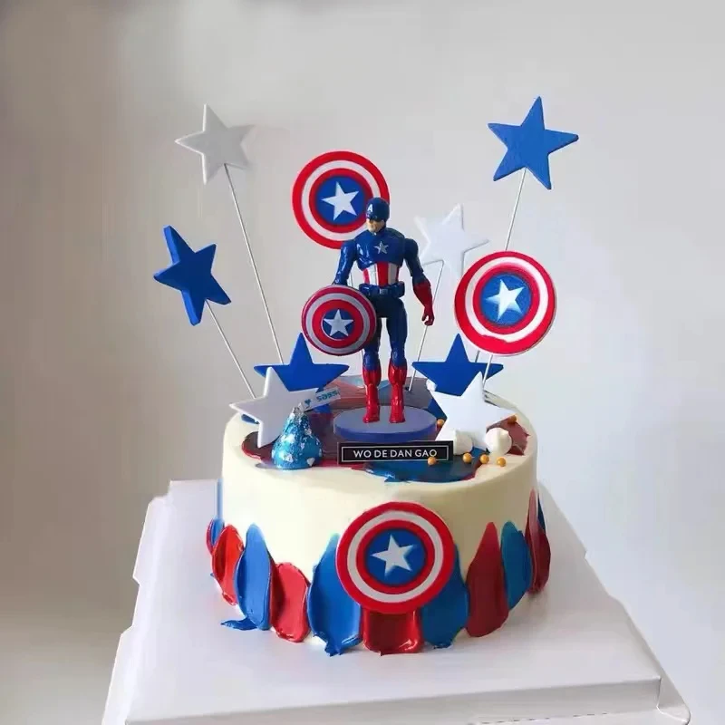 Bolo Decorado Capitao America