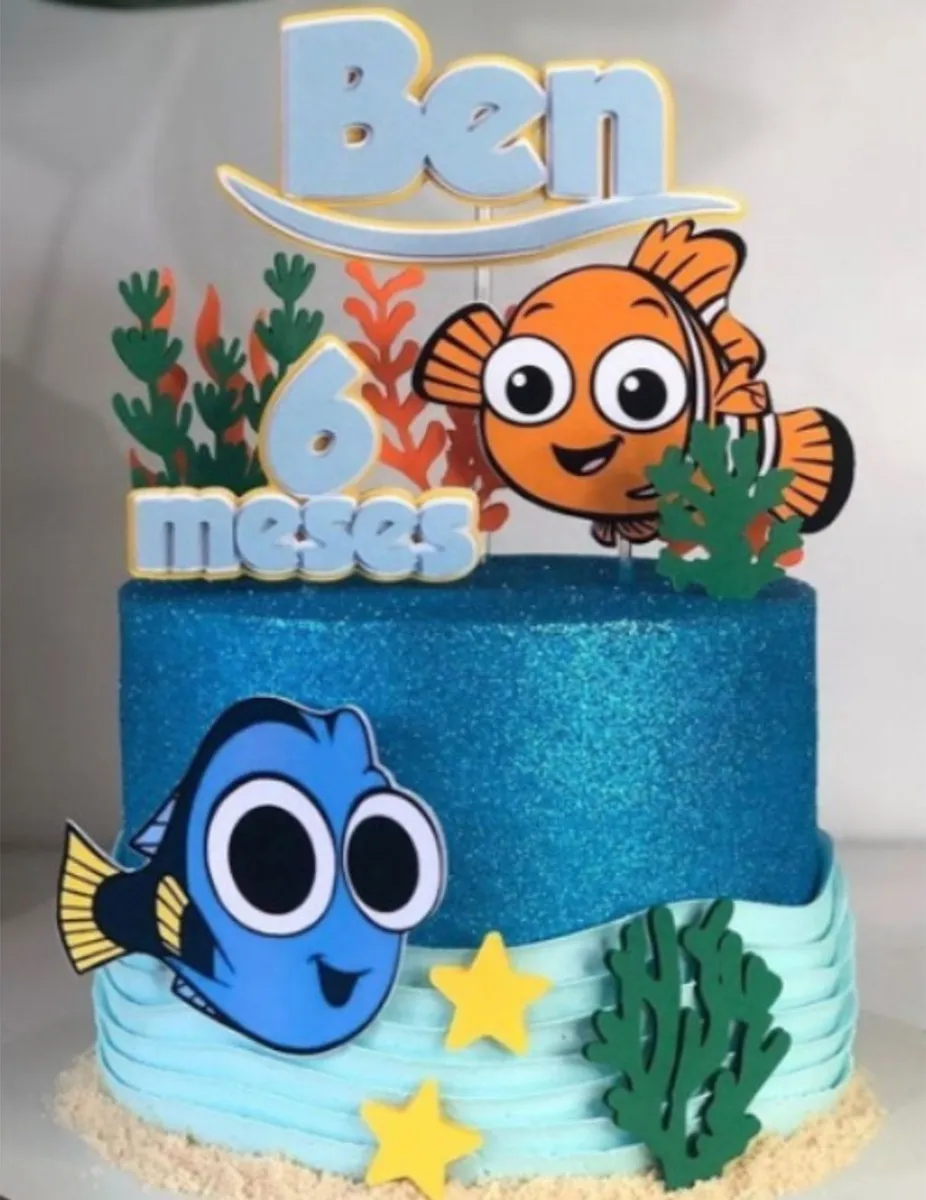 Bolo Decorado Dory