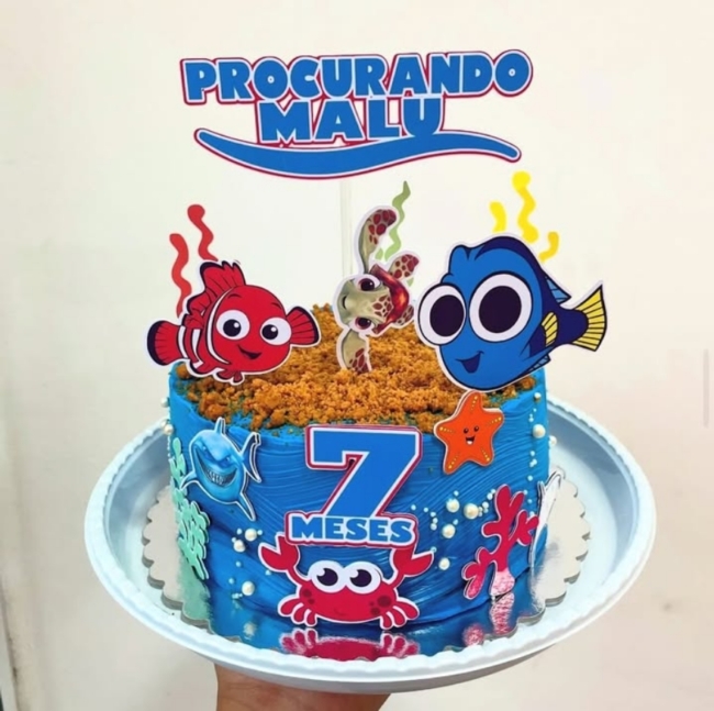 Bolo Decorado Dory